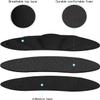 Back of Heel Cushion Pads, Adhesive Heel Grips Inserts for Boots, Loose Shoes Too Big, Reusable Heel Guards Liners for Women Men, Improve Shoe Fit, 8PCS-Black view 3