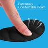 Back of Heel Cushion Pads, Adhesive Heel Grips Inserts for Boots, Loose Shoes Too Big, Reusable Heel Guards Liners for Women Men, Improve Shoe Fit, 8PCS-Black view 4