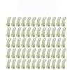 60/30 PCS Mini Clothes Hanger Connector Hooks Plastic Cascading Organizer Rack Space Saving for Closet (Green(60 PCS)) view 1