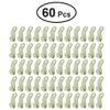 60/30 PCS Mini Clothes Hanger Connector Hooks Plastic Cascading Organizer Rack Space Saving for Closet (Green(60 PCS)) view 2
