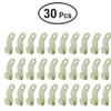 60/30 PCS Mini Clothes Hanger Connector Hooks Plastic Cascading Organizer Rack Space Saving for Closet (Green(30 PCS)) view 2