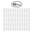 60/30 PCS Mini Clothes Hanger Connector Hooks Plastic Cascading Organizer Rack Space Saving for Closet (White(60 PCS)) view 2