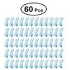 60/30 PCS Mini Clothes Hanger Connector Hooks Plastic Cascading Organizer Rack Space Saving for Closet (Blue(60 PCS)) view 2