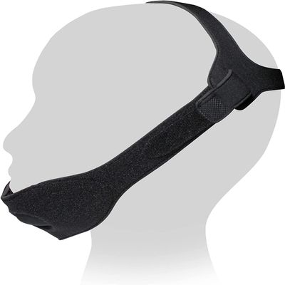 Adjustable Black Chinstrap, Halo Style