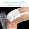 25 Pcs Waterproof Shower Cover 9"x9" with Non-Stick Center Pad for Large Port Surgery Incisions Protector Patch Transparent Film Clear Adhesive Wounds Dressing Bandage Shields view 4