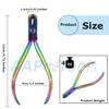 AAProTools Multi Rainbow Color Distal End Cut Plier, Hold & Cut Hard and Soft Wire Orthodontic Cutter Dental Instrument Tool, Braces Removal Tools Tooth Pulling Kit view 3