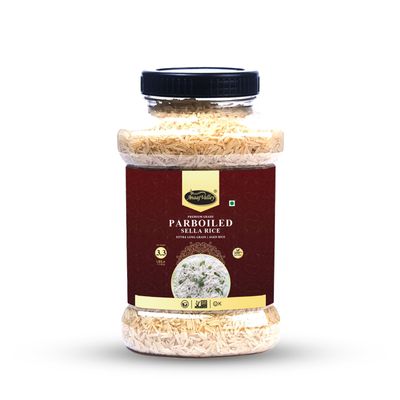 Anaaj Valley Rice 3.3 lbs 1.5 kg food grade jar (Sella Rice)