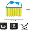2 Pcs Washable Window Blind Cleaner - Hand-Held Mini Duster Brush for Wood Blinds, Venetian Shades & Air Conditioner Duster view 2