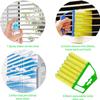 2 Pcs Washable Window Blind Cleaner - Hand-Held Mini Duster Brush for Wood Blinds, Venetian Shades & Air Conditioner Duster view 4