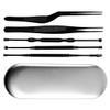 Healifty 12pcs Ear Cleaning Tool Set Stainless Steel Double-Ended Ear Picks for Home Travel Portable and Easy to Use Black view 4