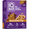 IQBAR Almond Butter Chip Protein Bar, High Fiber, Gluten Free, 1.6 Ounces (Pack Of 12) view 1