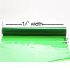 100FT Green Cellophane Wrap Roll (17 in. Wide x 100ft. Long x 2.3 Mil Thick) - Green Transparent Cellophane Roll for Gift Basket Wrap - Plastic Wrap for Decorations, Treats, Christmas Tree Wrapping. view 3