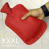 2L Home Enema Bag Kit with 2 Tips, 60 Inch Silicone Hose, Controlable Flow Valve, Hot-Water Bottle for Colon Cleansing (Red) view 2
