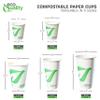 EcoQuality 12 oz Compostable Paper Cups - Biodegradable Disposable White Paper Coffee Cups PLA Lined - Eco-friendly Hot and Cold Drinking Cups for Travel, Picnic, Party and Events (25) view 4