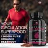 THE ENCLARE NUTRITION Beet Root Capsules 1300mg. Organic Beet Root Powder Capsules Support Heart Health, Blood Pressure, Brain, Energy. Beetroot Powder Nitric Oxide Supplements for Men & Women 60ct view 3
