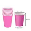 Yuxitia 120pcs 12 Color DIY Paper Cups, Multicolor Paper Cups For Wedding Christmas Party Picnic BBQ Travel and Event (8 Ounce,120 Count) view 3