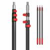 AoForce Easy flip-Tab Lock Mechanism Telescopic Pole, 2M-to-10.8M Telescopic Extension Pole, Lightweight Sturdy Aluminum Telescoping Pole, Cleaning, Trimming, Decorating Extension Pole (Size : 1.8M) view 3