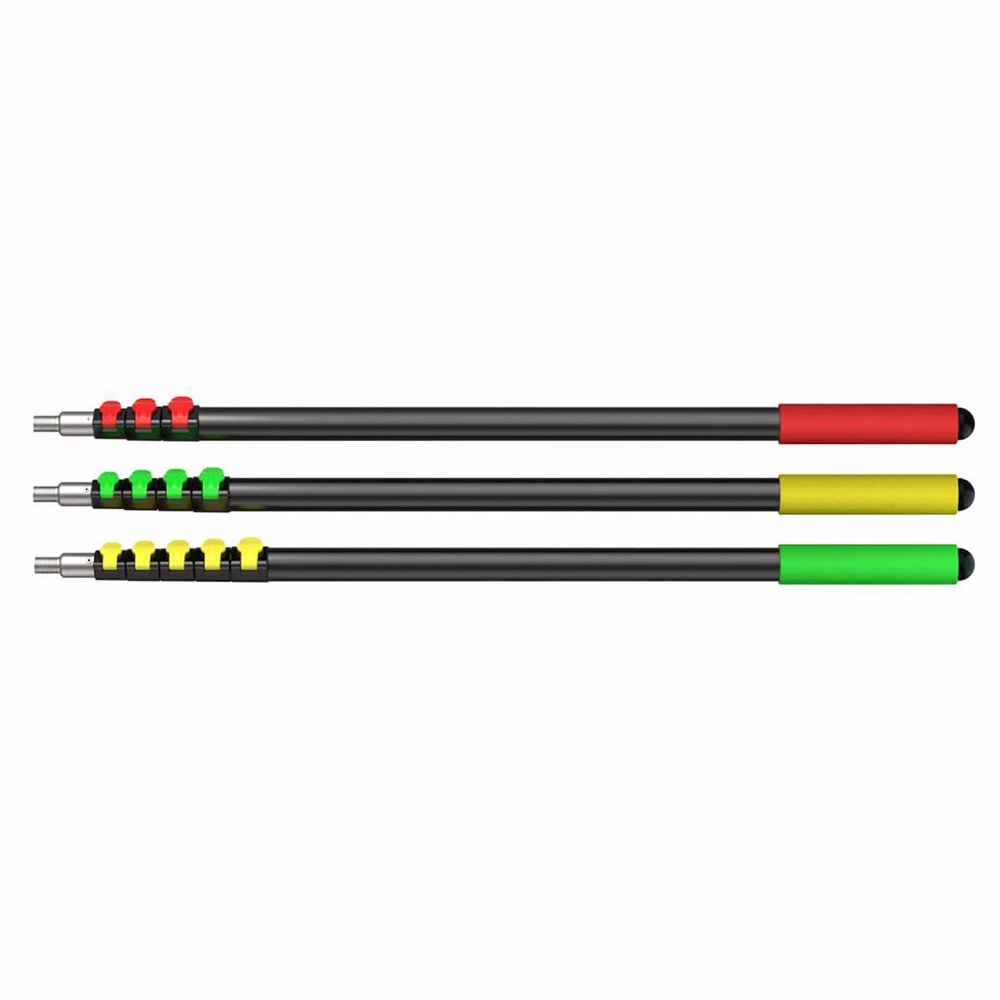 AoForce Easy flip-Tab Lock Mechanism Telescopic Pole, 2M-to-10.8M Telescopic Extension Pole, Lightweight Sturdy Aluminum Telescoping Pole, Cleaning, Trimming, Decorating Extension Pole (Size : 9M)