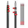 AoForce Easy flip-Tab Lock Mechanism Telescopic Pole, 2M-to-10.8M Telescopic Extension Pole, Lightweight Sturdy Aluminum Telescoping Pole, Cleaning, Trimming, Decorating Extension Pole (Size : 9M) view 3