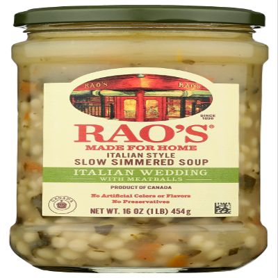Rao's Made for Home, Italian Wedding Slow Simmered Soup, with Meatballs, 16 Oz (Pack of 6)