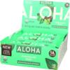 Aloha Organic Chocolate Mint Protein Bars, 14g Plant-Based Protein, USDA Certified Organic, Gluten Free & Non-GMO, 56 Gm (Pack of 12) view 3