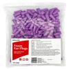 Acu-Life Foam Ear Plugs (100 Pair), Super-Soft Ear Plugs for Sleeping, Snoring, Noise, Ideal for Studying and Traveling, Ultimate Fit, Purple view 4