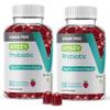 Viteey Probiotic Gummies for Women, Men & Teens, 2 Billion CFUs - Sugar Free - Immune Booster, Digestive Support, Gut Health - Vegan, Gelatin Free, GMO Free - Tasty Chewable Raspberry Flavored Gummy view 1
