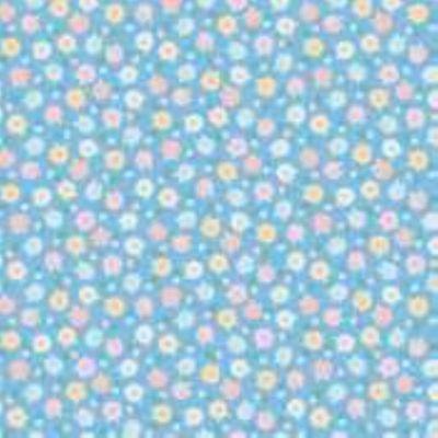 Benartex Gnomebody Bakes it Better by Andi Metz 12832 53 Blue Sweet Flowers