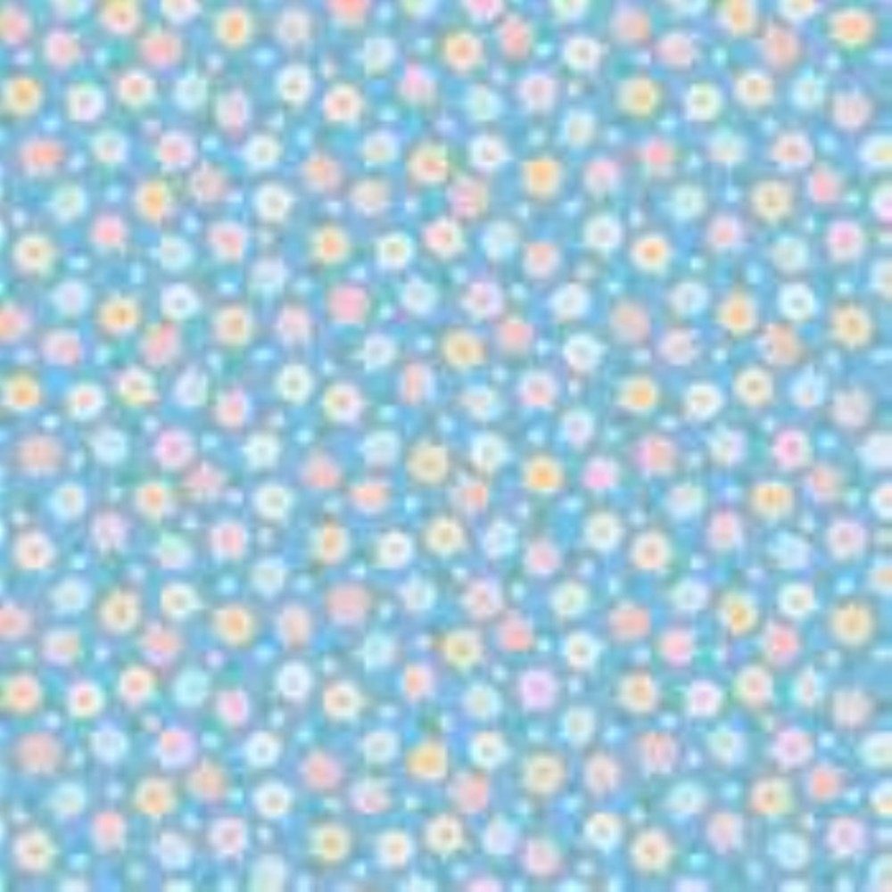 Benartex Gnomebody Bakes it Better by Andi Metz 12832 53 Blue Sweet Flowers