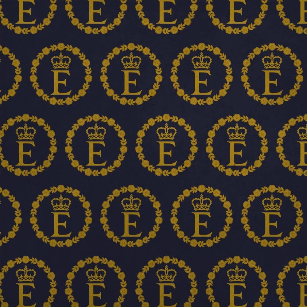 GRAPHICS & MORE Queen Elizabeth II Flag Premium Kraft Roll Gift Wrap Wrapping Paper