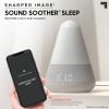 Sharper Image Sound Soother Intelligent Sleep Trainer & Aide, Bluetooth Speaker with 10 Built-in Soundscapes & Smart Clock, White Noise Machine, Companion App, Dimmable Light, Stress & Anxiety Relief view 2