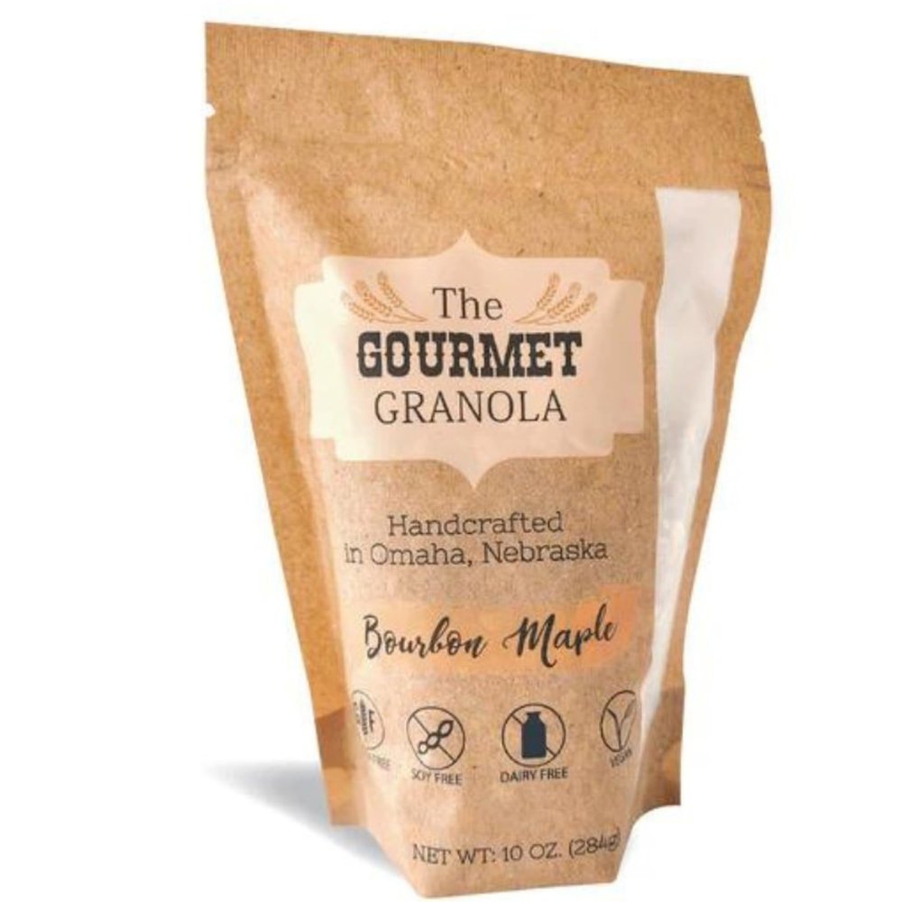 12oz Gourmet Granola - Bourbon Maple resealable bag