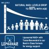 Lepoznan Liposomal NAD+ 500 mg + Trans-Resveratrol 300 mg, Superior Absorption True NAD Supplement Efficient for Cellular Energy Metabolism & DNA Repair, 60 Softgels view 3