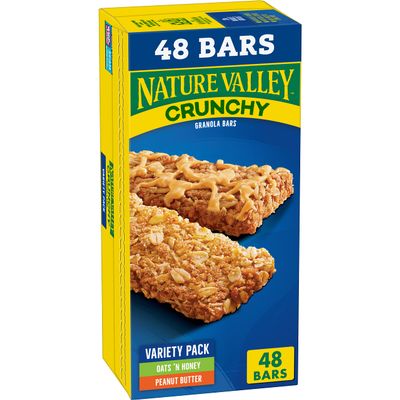 Nature Valley Crunchy Granola Bars, Variety Pack, 48 Ct, 35.76 oz (24 Pouches)