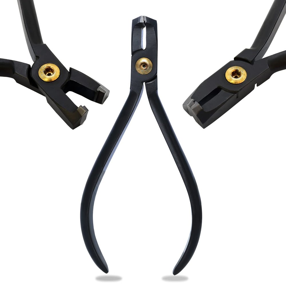 AAProTools All Black Coated Distal End Cutter - Orthodontic Wire Cutter Dental Wire Cutters for Braces O