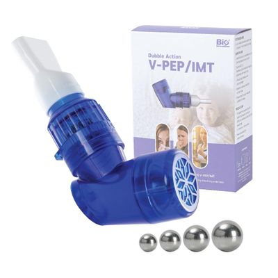 Bigbreathe V-PEP/IMT | 3-in-1 Respiratory Exercise Device Lung Expansion, Mucus Relief, Breathing Rehabilitation, Portable with Accessories, Easy to Clean, for COPD & Asthma Relief
