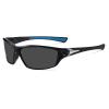 COTIA Polarized Reading Sunglasses Sports Wrap Around Men's Outdoor Full Lens Reader Sun Glasses (black blue, 3.75, multiplier_x) view 2