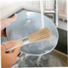 2pcs Bamboo Cleaning Brush Bamboo Pan Brush Wok Cleaning Kitchen Dish for Home Restaurant view 3