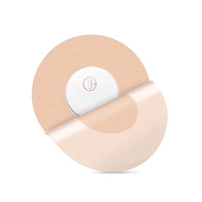 30Pack Libre 3 Sensor Covers for Freestyle Sensor Covers Waterproof Libre Freestyle Adhesive Patches Latex-Free Cotton CGM Bandage Hypoallergenic Overpatch, No Hole Strong Adhesion 14+Days Stay