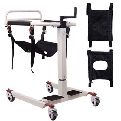 Car Wheelchair Lift Portable Patient Lift Aid Lightweight Elderly Disabled Transfer Lifter Handicap Car Assist Chair for Hospital Home Multifunctional Liberty Lifts ( Color : With 2 Padded Seat )