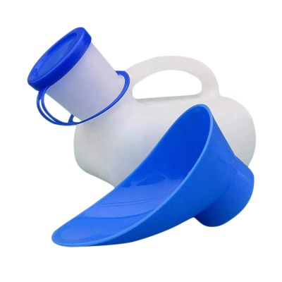2 Set Unisex Urinal,Urinal For Women And Men Camping,Women Urinals,Pee Bottle With A Lid And Funnel,Anti-Tipover Design And Sprillproof,for Elderly Kids And Patients For Camping Outdoor Travel 1000ml
