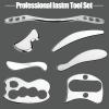 lianjindun 8 PCS Stainless Steel Gua Sha Set, IASTM Tool Set, Muscle Scraper Massage Tool,Great Soft Tissue Mobilization Tool, Scraping Massage Tool Set for Soft Tissue, Relieve Sore Muscles view 2