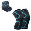 ADLIKES Knee and Elbow Pads Protective Gear Set (4pc) for Cycling Running Volleyball Crashproof Antislip for Youth Adults Azure M view 1