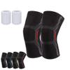 ADLIKES Knee Pads Brace Compression Sleeve for Running for Men & Women | Knee Pads for Meniscus Tear, Arthritis, Joint Pain Relief(2pc) Red L view 1