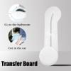 Transfer Board for Wheelchair User, Slide Board, Sliding Board to Wheelchair Transfer, Sliding Disk for Transfer Wheelchair(No-Lift Transfer System for Disabled, Patient) (White) view 2