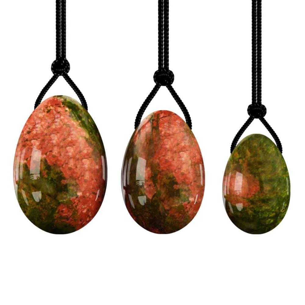 16 Types Yoni Egg Natural Jade Eggs Kegel Exercise Women Massage Crystal Ball,Unakite Eggs