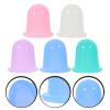 ARTIBETTER 5pcs Silicone Body Massage Cupping Vacuum Suction Cups Chinese Body Cupping Cup Anti for Eyes Face Leg Arms view 4