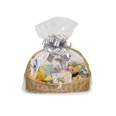 Feronia Packaging Gift Wrap Round Bottom Cellophane Bags 2 Pack (24 x 30)