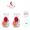 Feronia Packaging Gift Wrap Round Bottom Cellophane Bags 2 Pack (18 x 30) view 3