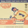 Skout Organic Kids Snack Bars, French Toast, Plant-Based, Vegan Friendly, USDA Certified Organic, Gluten Free, 5.1 Ounce (Pack of 6) view 1